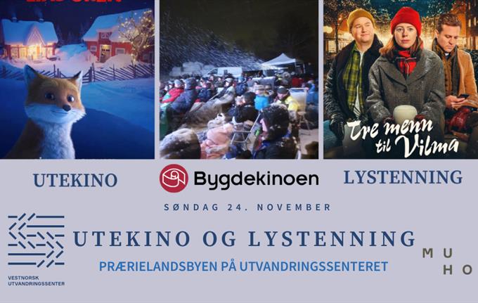 Utekino og lystenning på Prærien