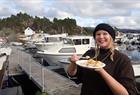 Fishing and outdoor cooking outside Bergen