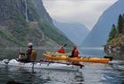 Course in sea paddling with kayak