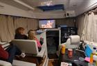 TV-Abend im Boot