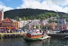 Beffen at the departure point at the Fish Market