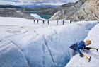 Guided glacier hiking