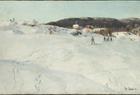 Frits Thaulow, Winter in Norway, 1886. Musee d'Orsay.
