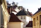 Wooden houses in Bergen city center