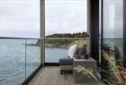 Enjoy the view from the balcony