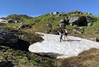 Schneewehen im Juli