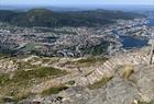 Steps made by Sherpas up Mount Ulriken