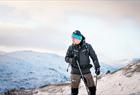 Guided snowshoeeing hike in the Hardangerfjord mountains