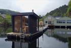 The sauna at Den Grøne Fabrikken in Mjøsvågen