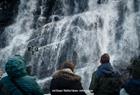 Along the way you will experience this impressive waterfall