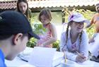 Children participating in activities