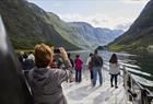 Fjord cruise between Gudvangen and Flåm