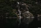 One of many waterfalls we pass on the tour