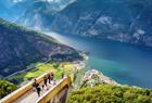 Stegastein viewpoint seen from above