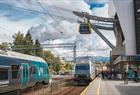 Die Gondelfahrt dauert 9 Minuten vom Bahnhof Voss zum Restaurant Hangurstoppen
