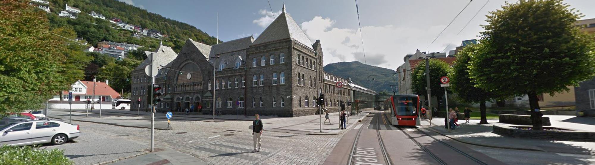 Der Bahnhof in Bergen