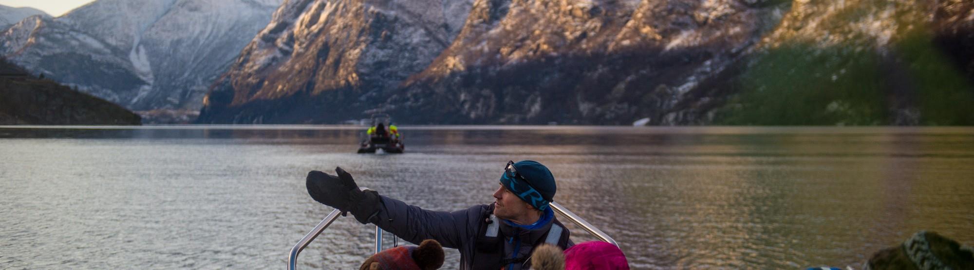 Guided fjord tour