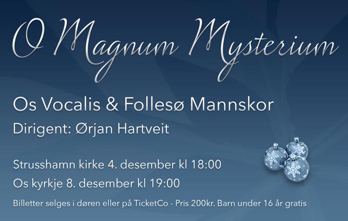 Christmas Concerts O Magnum Mysterium