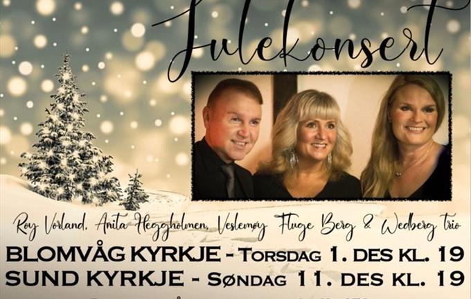 Christmas Concert in Sund Church - Roy Vorland, Anita Heggholmen and Veslemøy Fluge Berg