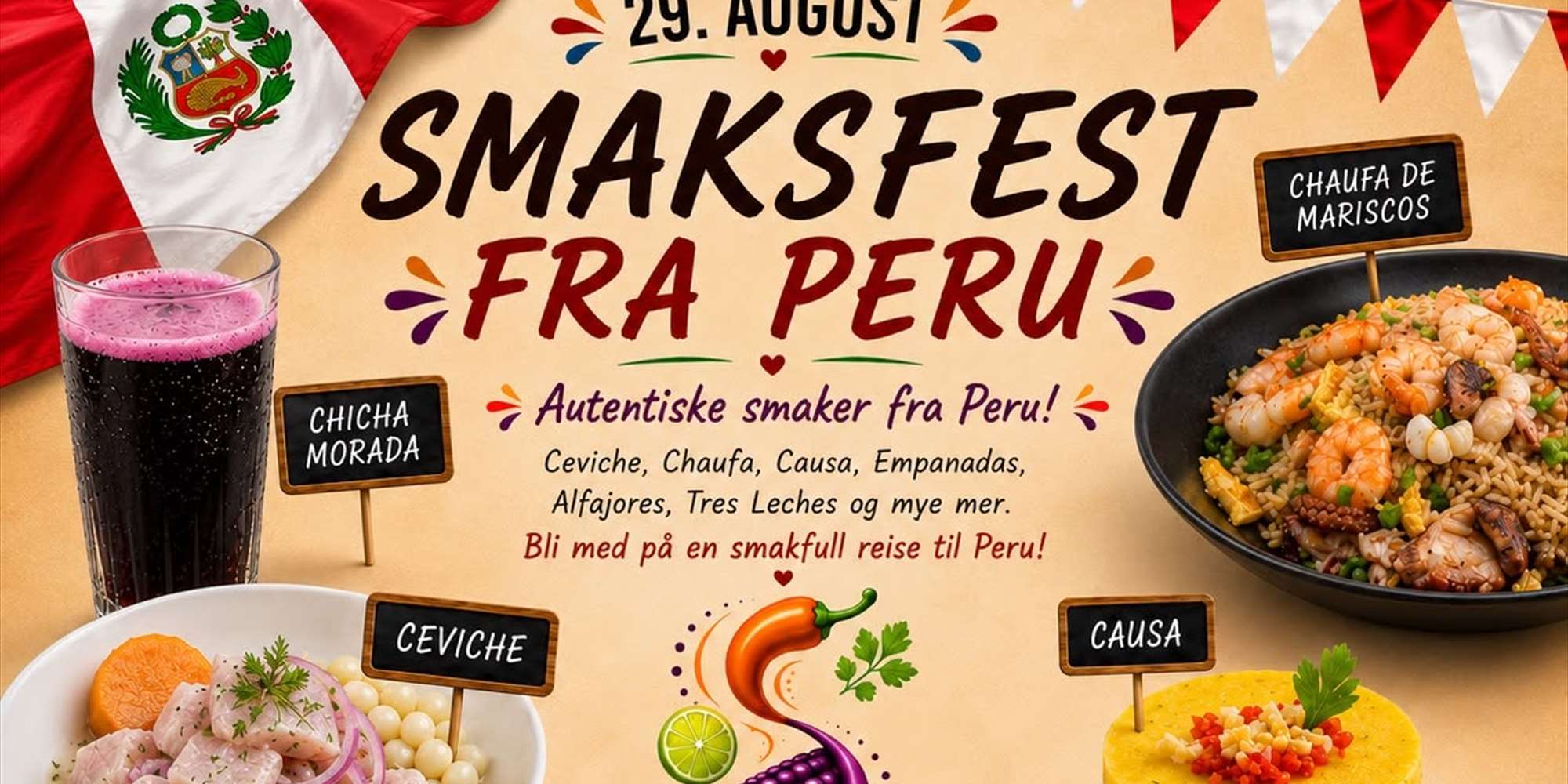 SMAKSFEST FRA PERU SMAKSFEST FRA PERU