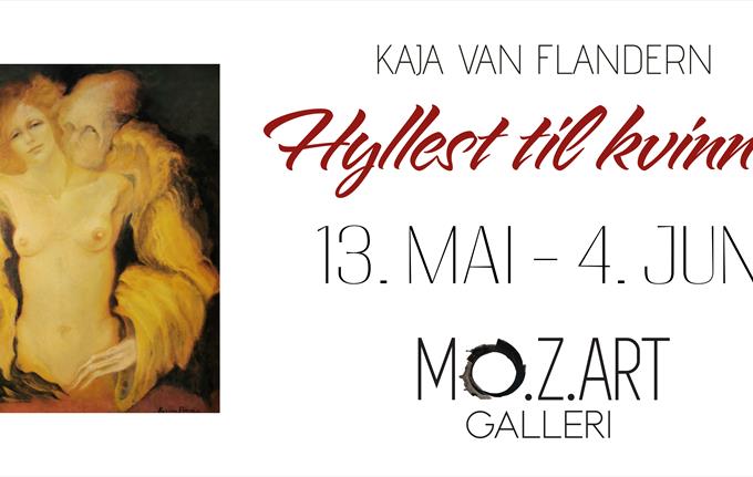 "Hyllest til Kvinnen" Soloutstilling med Kaja van Flandern