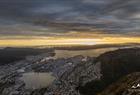 Lost in Norway - view from Mount Ulriken