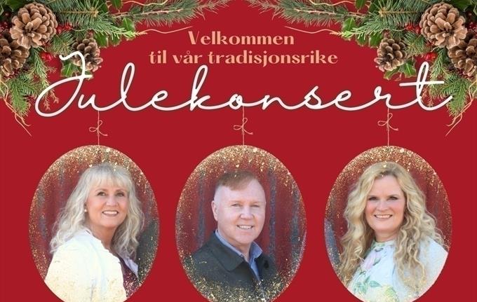 Julekonsert med Roy, Anita & Veslemøy i Odd Fellow Huset - Krabbedalen