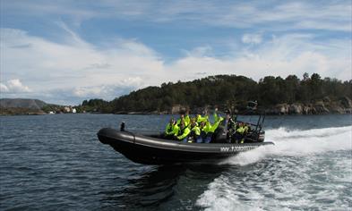 Fjord safari with RIB-boat in Bergen