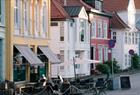 Charming wooden houses in the Nordnes area of Bergen