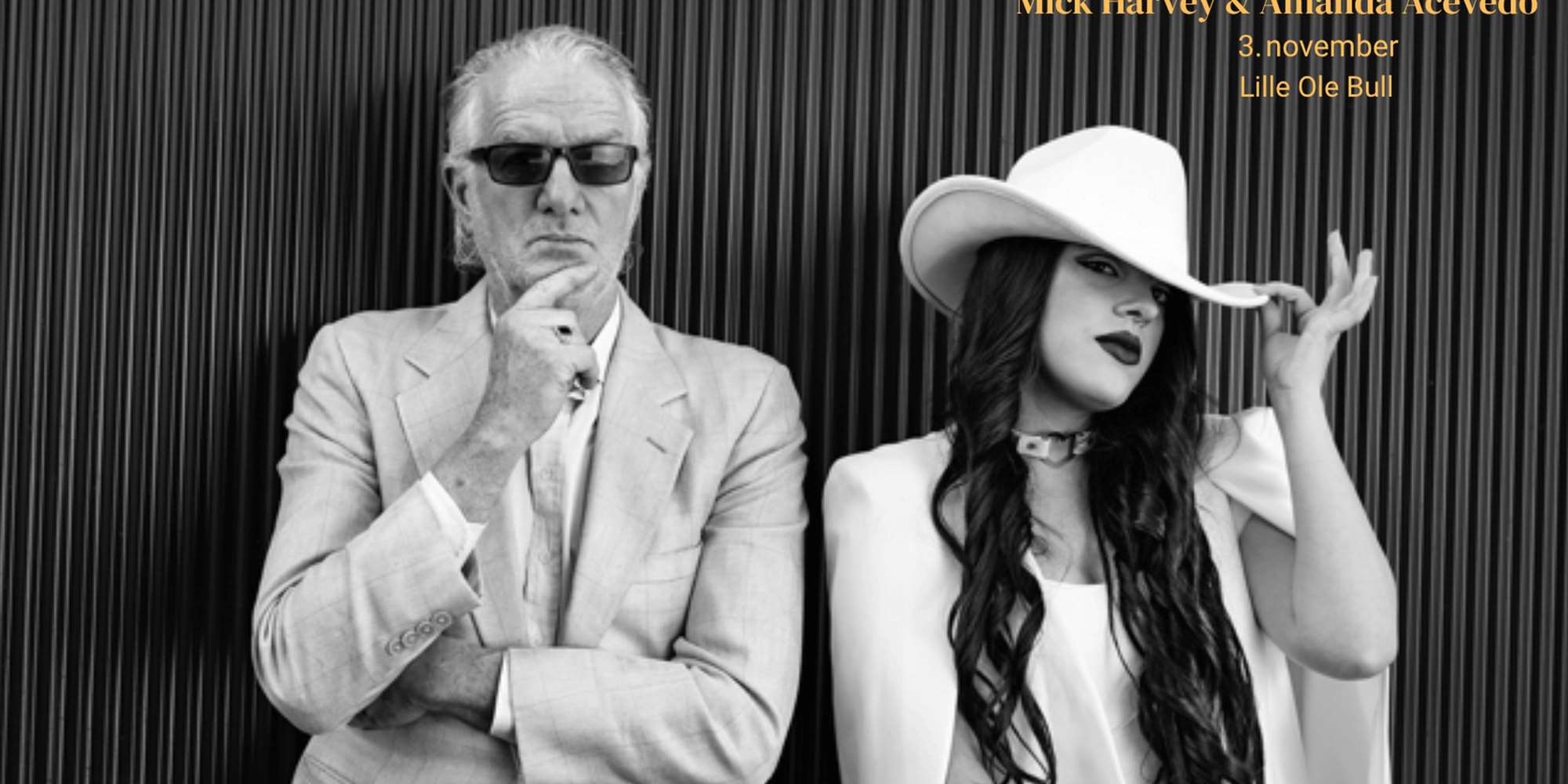 Mick Harvey (AU) & Amanda Acevedo (MX) Mick Harvey (AU) & Amanda Acevedo (MX)